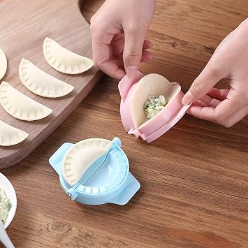3 Pcs Dumpling Mold Tools Coloured Dumpling Molds Manual Chinese Dumpling Pasty Molds for Family Gathering Picnic Christmas Thanksgiving New Year's Day,Gyoza Wrappers,Dumplings Maker