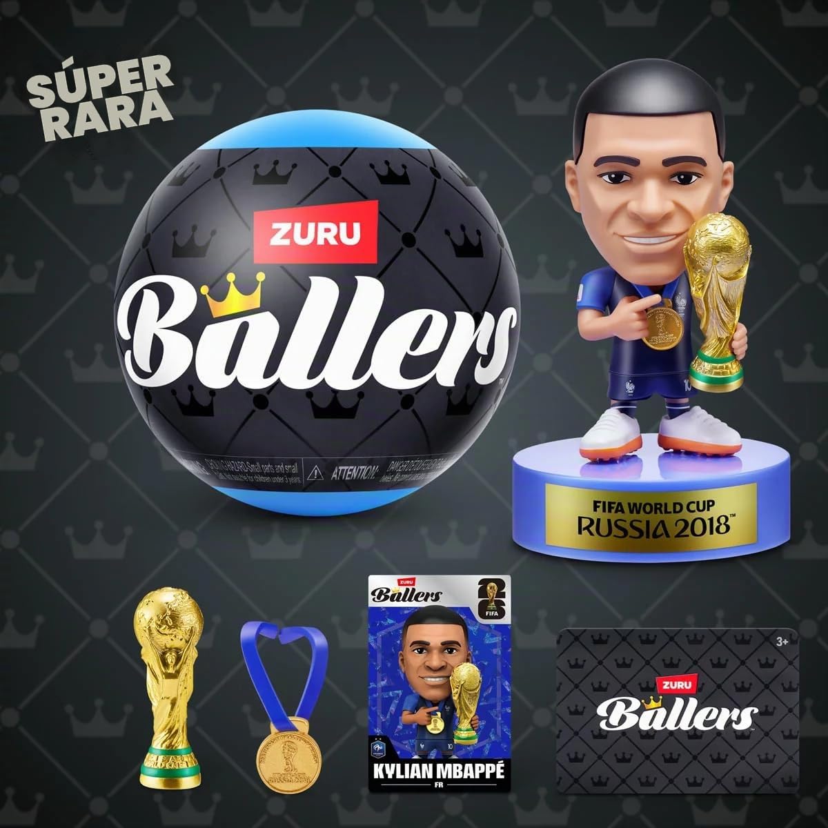 ZURU FIFA World CUP 2026™ Ballers, paquete de 4, para edades de 3 años en adelante