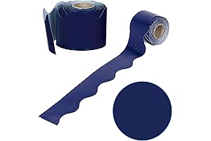 Carson Dellosa Navy Blue Bulletin Board Borders: 36 Ft of Scalloped Classroom...