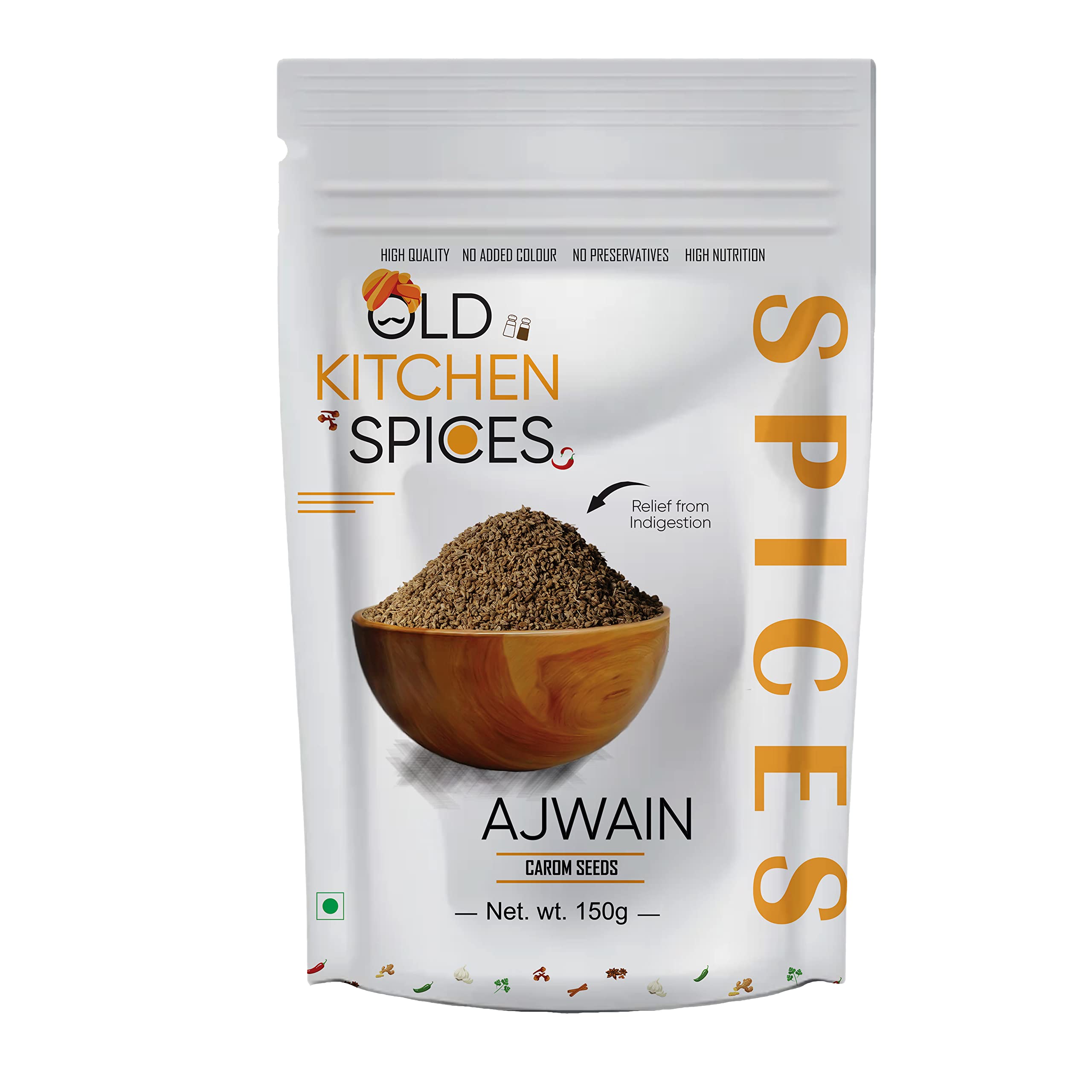From Himachal: 150g Premium Fresh and Natural Ajwain Seeds | Carom Seeds | Hygienically Packed | No Preservatives | (Pack of 150 x 1) (B0BXPH929Y) Amazon Price History, Amazon Price Tracker