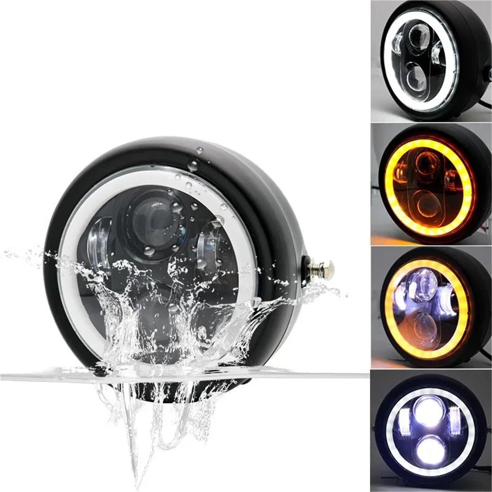 Luci Moto Faro/Alloggiamento LED Universale Da 5,75 Pollici Per Moto(Z)