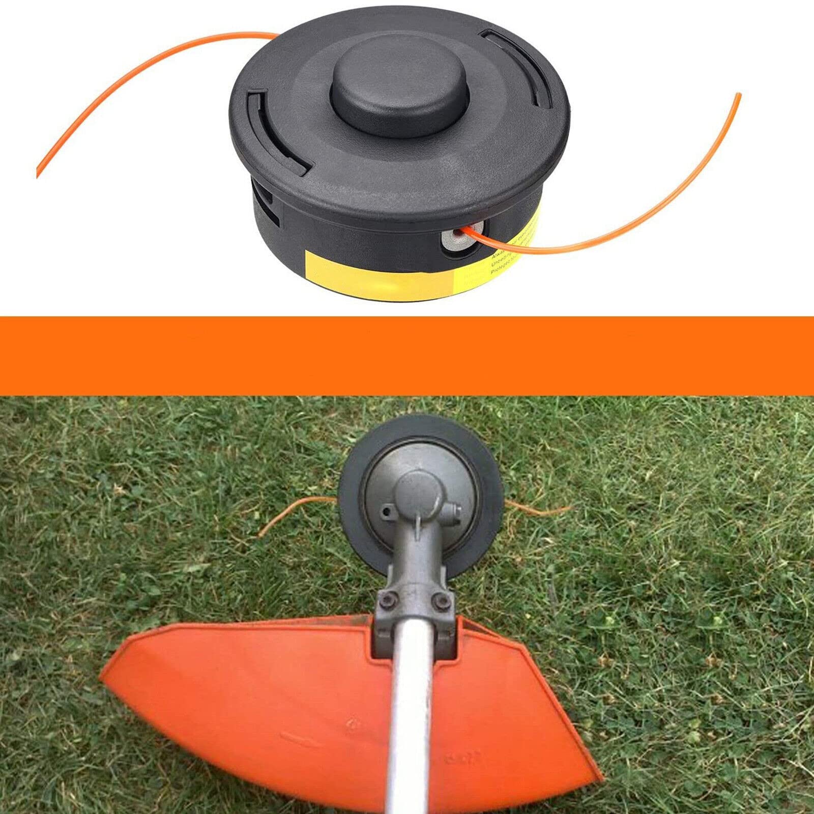 Trade-Shop - Cabezales de corte (5 unidades, M10, rosca izquierda, para Stihl FR410, C-E FR450, FR460, TC-EM FR480, FR480, C-F, FS100RX FS110, FS130, FS200, F250)