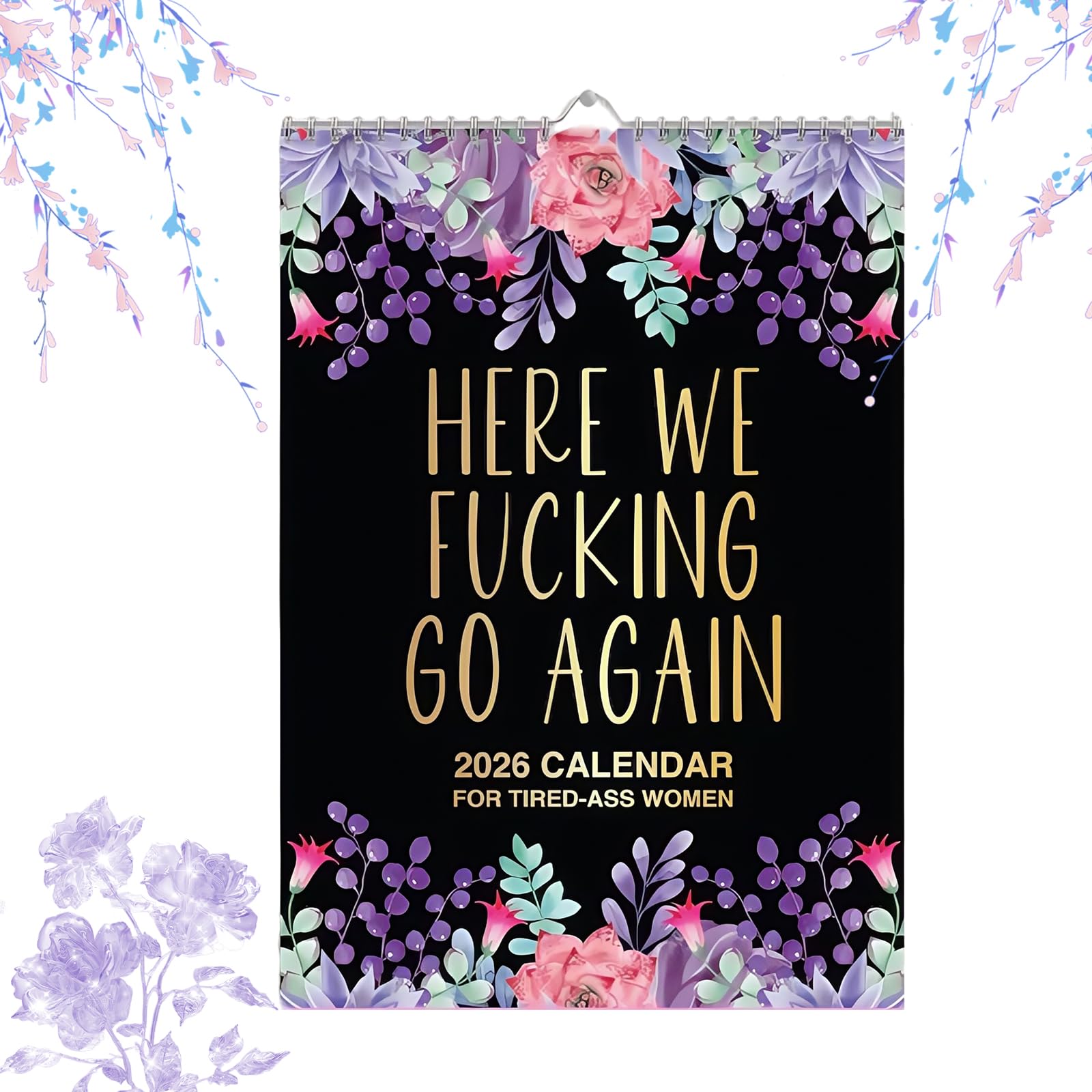 Tired Woman Calendar, Fu-ck It 2026 Funny Monthly Wall Calendar, 2026 All-Year Monthly Calendar, Funny Home Office Wall Calendar, Humorous Year Planner - View #4