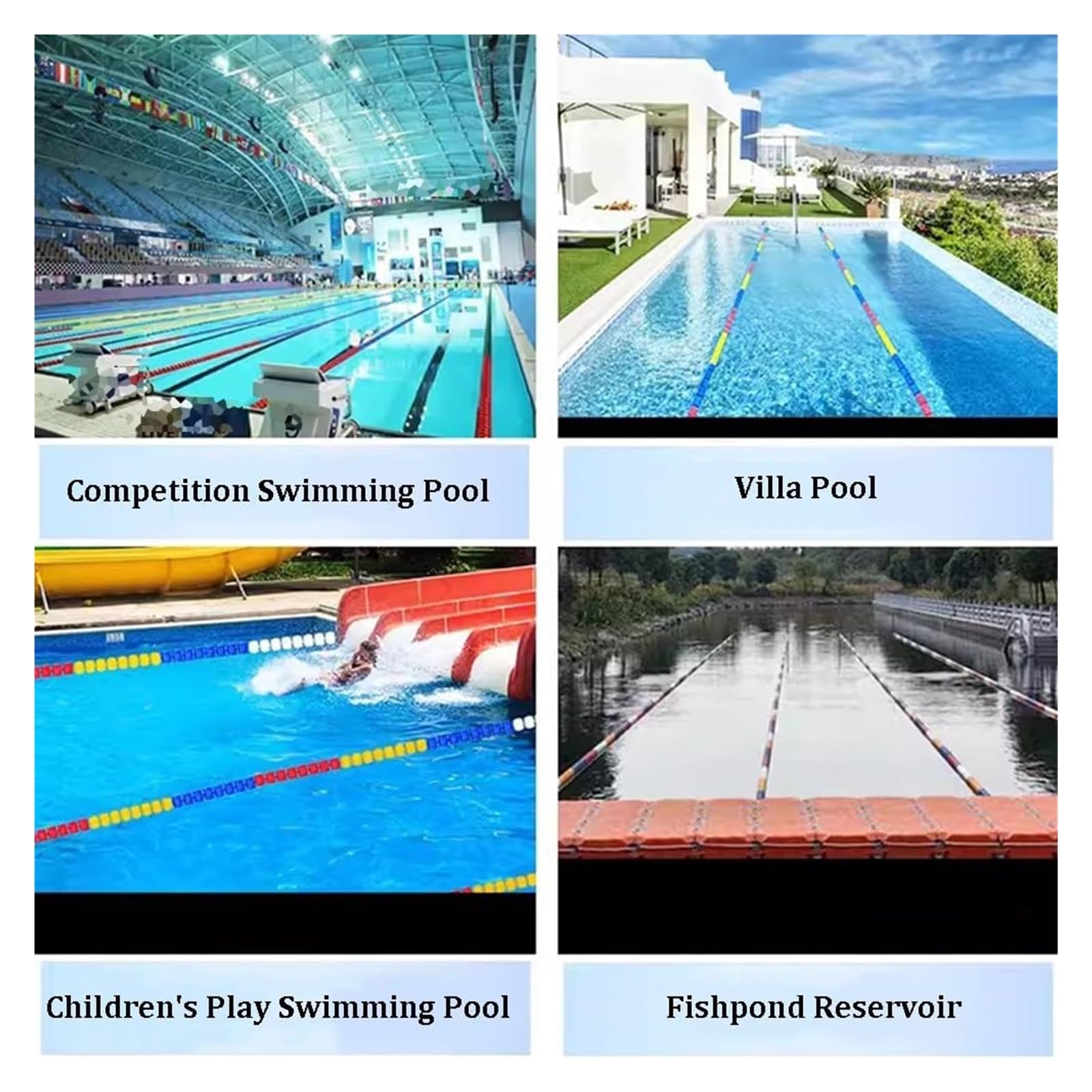 Sport-Thieme Schwimmleine Sicherheitstrennseil For Schwimmbäder, Spiral-Trennlinie For Schwimmbäder, Abtrennung Gefährlicher Bereiche, Trennlinie For Flache Bereiche For Den Innen- Und Außenbereich(Di