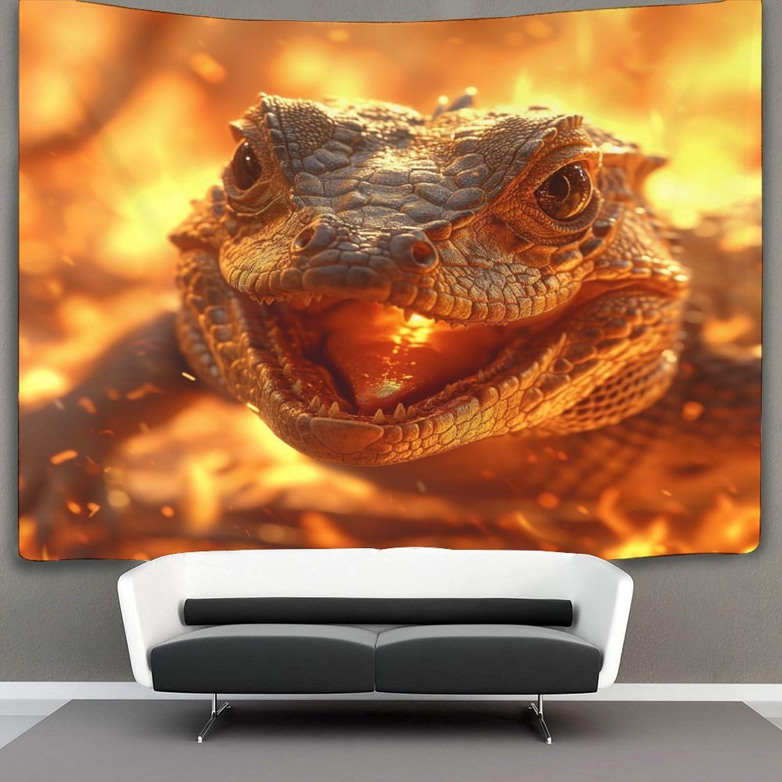 kaiyun Lizard Tapestry,Animal Wall Hanging,Wall Art for Bedroom Aesthetic Home Decoration for Living Roombedroom 150cmx200cm