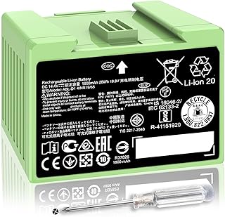 for Roomba Replacement Battery ABL-D1 Battery for iRobot Roomba i&e Series i7 i7+ j7 j7+ i3 i3+ i4 i4+ e5 e6 Roomba Replacement Parts 14.4V 1800mAh/26Wh (Not fit for iRobot Roomba Combo Series )