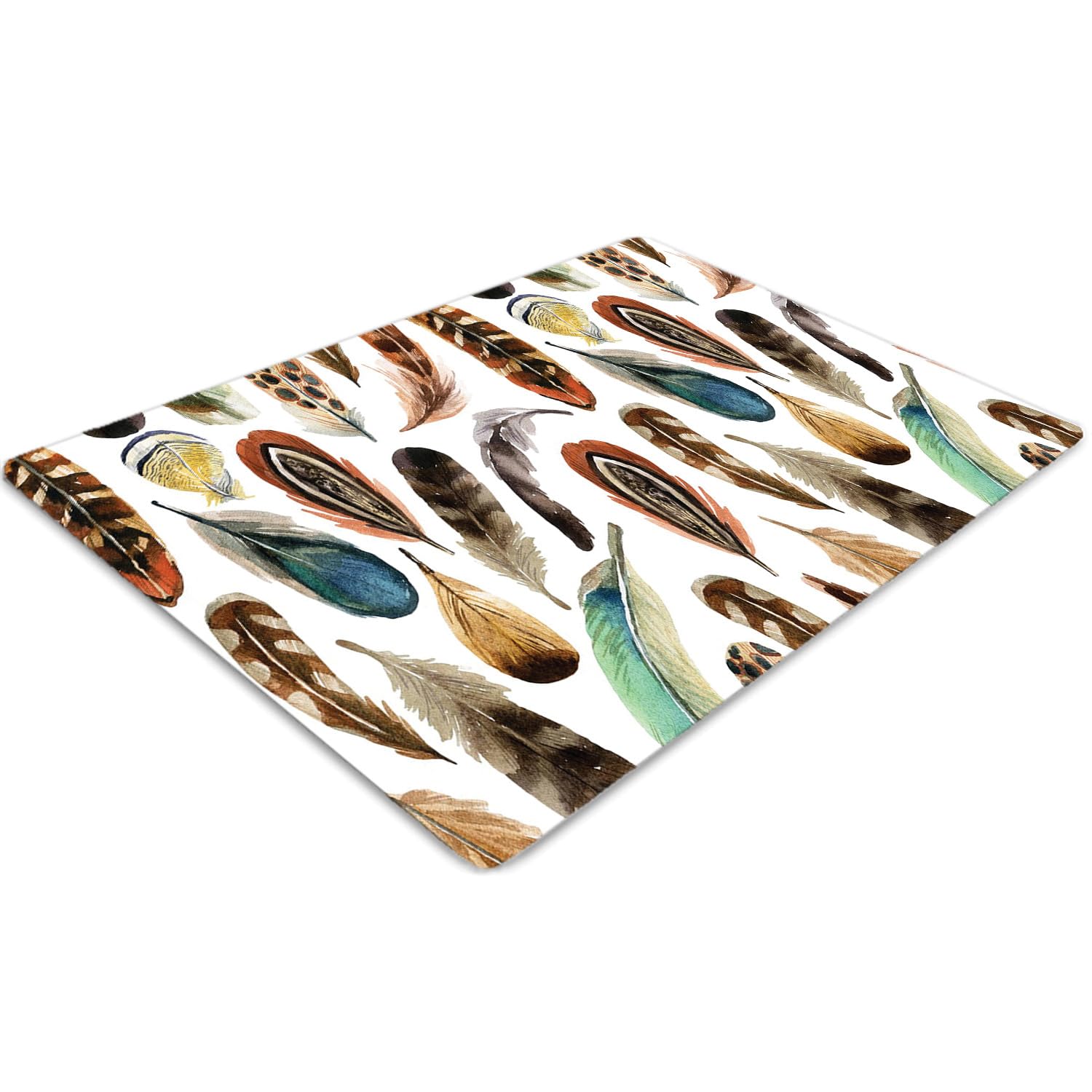 Tapis de chaise de bureau en PVC facile à nettoyer pour la protection de sol rectangulaire