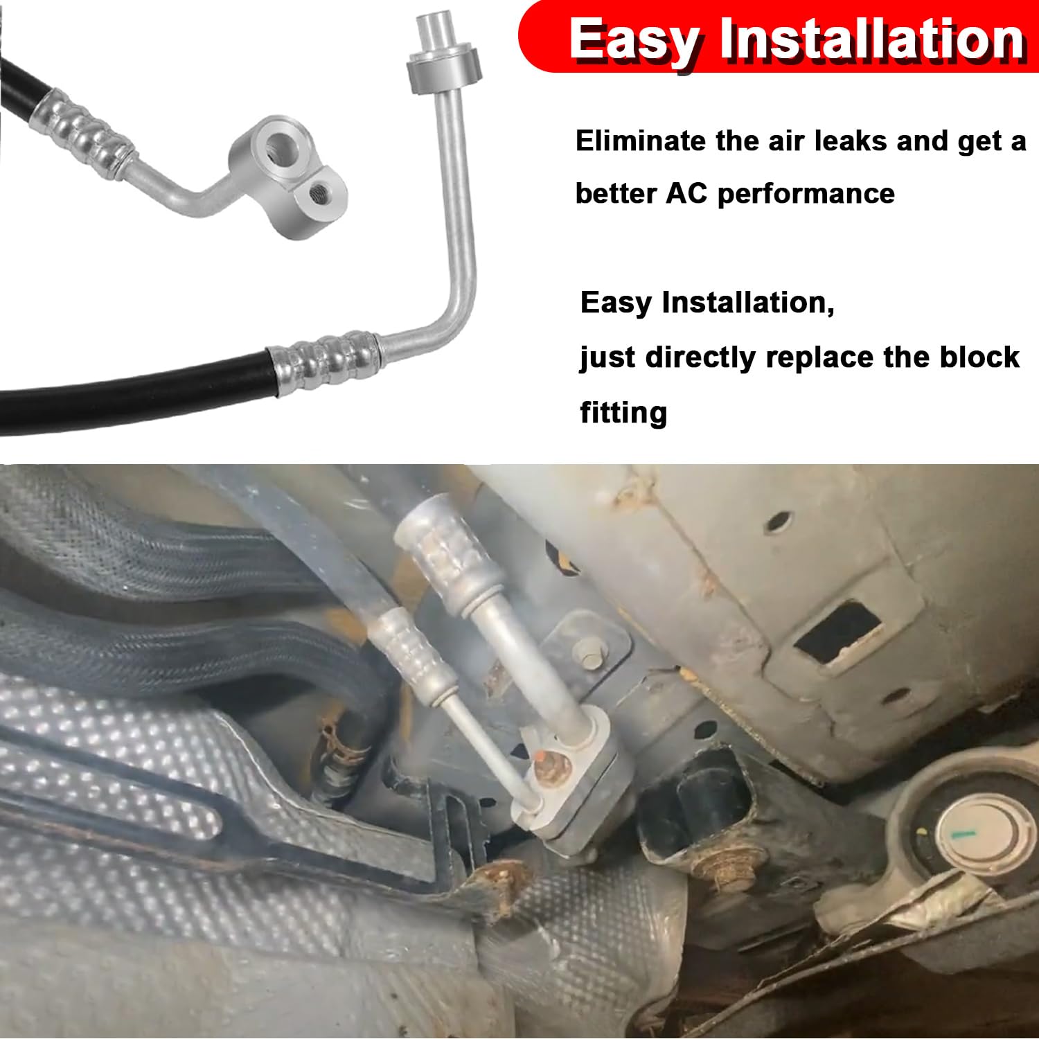2015-2020 Cadillac Escalade AC Suction Line Hose Assembly