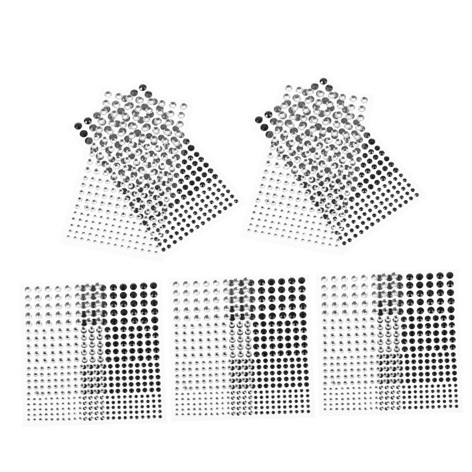 ARTIBETTER Self Adhesive Rhinestones Festival Face Jewels Eye Gems Stickers Body Glitter for Halloween Cosplay Party