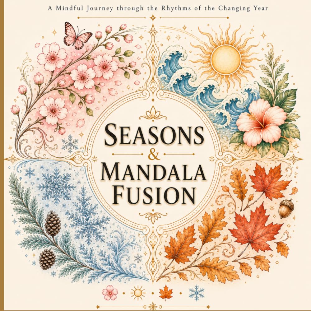 Seasons & Mandala Fusion: A Mindful Journey through the Rhythms of the Changing Year (Mindful Mandala Fusion Series)