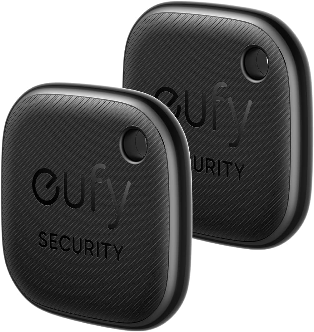 by Anker SmartTrack Link (Black, 2-Pack), Android not Supported, Works with Apple Find My (iOS only), Key Finder, Bluetooth Tracker for Earbuds and Luggage, Phone Finder, Water Resistant