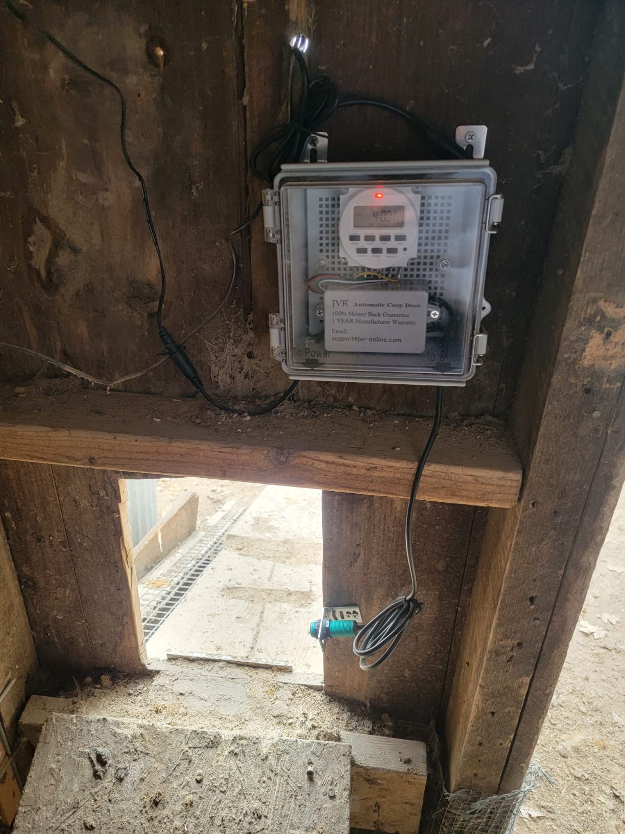 26/mo Finance JVR AutomaticChickenCoopDoor Opener with Safety