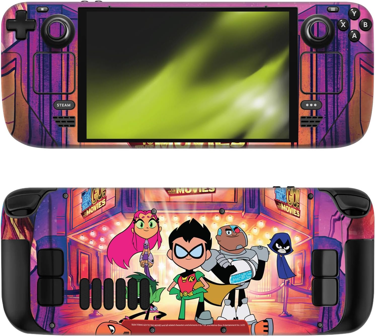Head Case Designs Officially Licensed Teen Titans Go! to The Movies Key Art Graphics Vinyl Sticker Skin Decal Cover Compatible with Steam Deck OLED