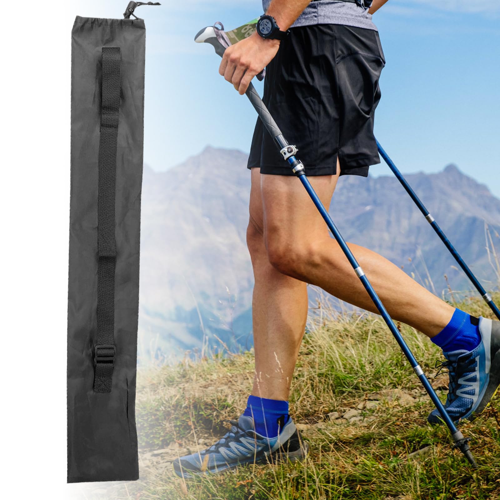 Torba do kijków trekkingowych Oxford z regulowanym paskiem