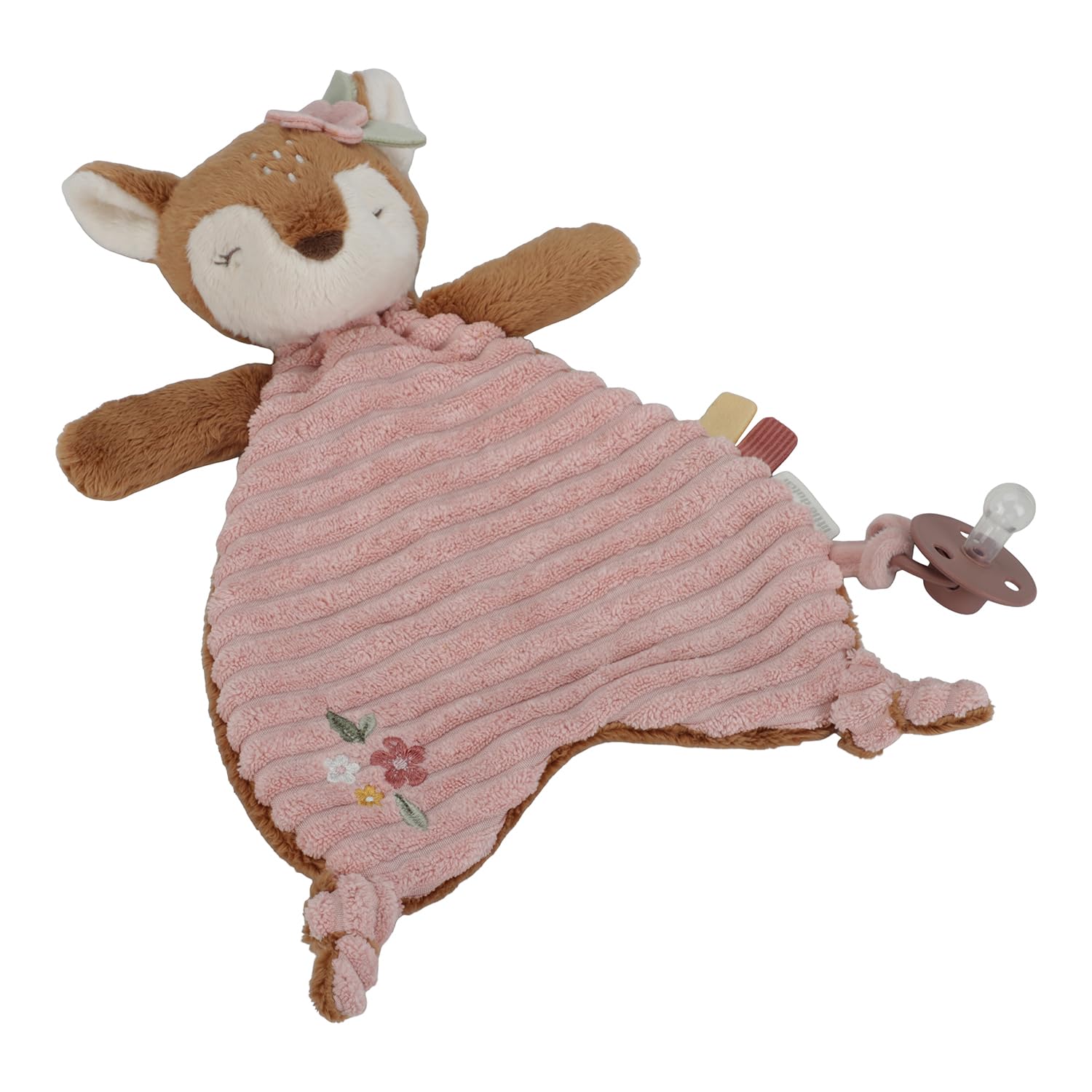 Little Dutch 9002 Doudou pour tétine motif chevreuil - Fairy Garden - Rose