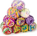 Ombre Yarn - 10 Pack x 15g Yarn Cotton Multi Colored with Vibrant Colors Soft Color Changing Ideal for Knitting and Crocheting Crafts, Suitable for Beginners