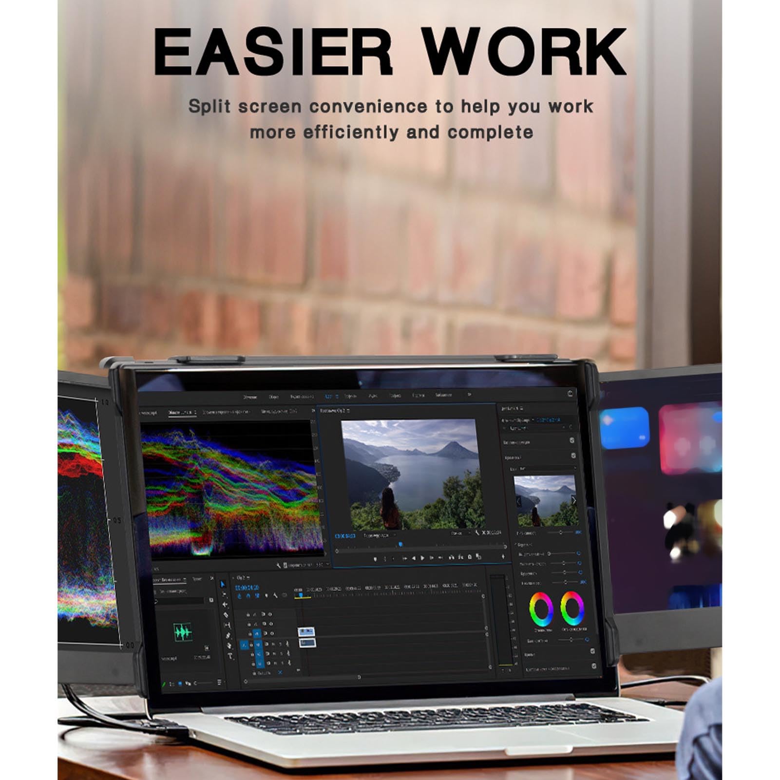 Buy VixtanLaptop Screen Extender, 15.6'' FHD 1080P IPS Portable Monitor For Laptop With Detachable Screen Hdmi Usb C Plug And Play Laptop Monitor Extender For Windows Mac Android Switch Ps 5