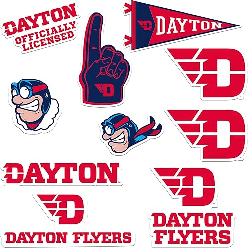 Miniatura 52 de Universidad de Florida Central - Paquete variado de 9 calcomanías de vinilo grandes de lujo - Laptop, botella de agua, álbumes de recortes, tableta