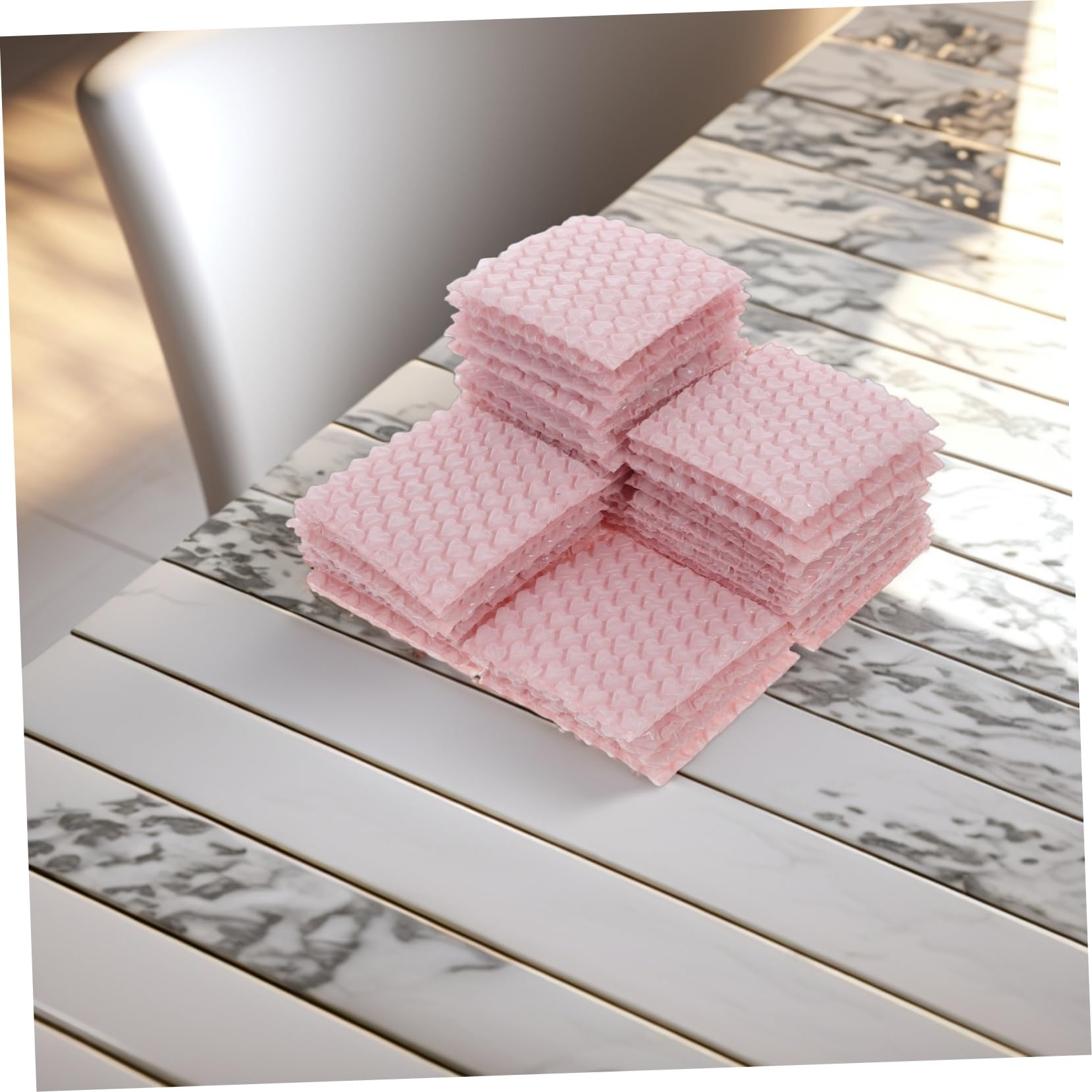 POPETPOP Luftpolsterumschläge Rosa aus Kunststoff 50 Stück Herzförmige Schützende und Vielseitige Versandtaschen für Verpackung und Umzug