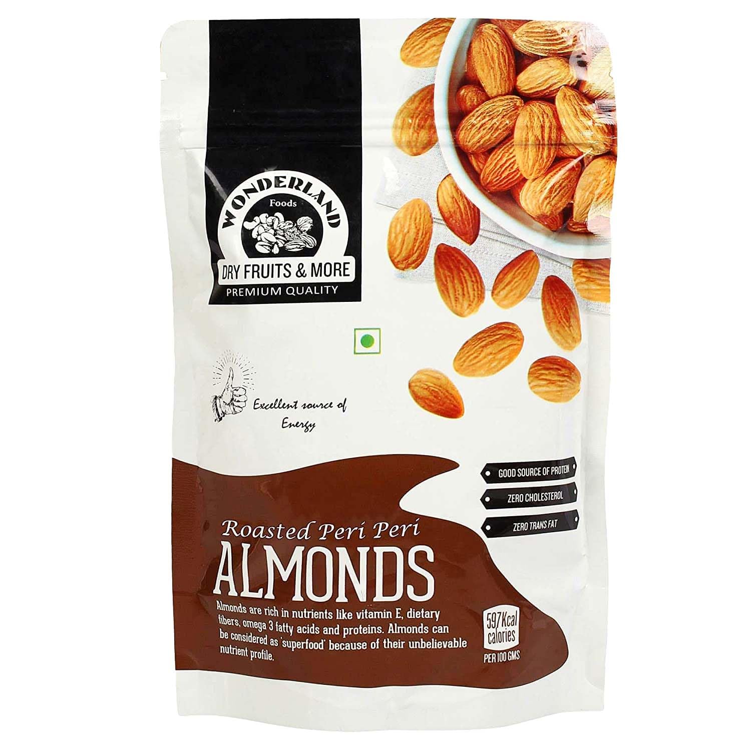 See full amazon price history chart for WONDERLAND FOODS Peri-Peri Flavoured Californian Almond (Badam) 200g Pouch WONDERLAND FOODS Peri-Peri Flavoured Californian Almond (Badam) 200g Pouch (B07P43V54Q) Amazon Price History, Amazon Price Tracker
