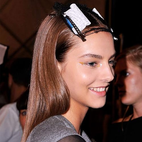 Miniatura 6 de Pinzas de pelo de cocodrilo de metal con pico de pato para peinar, con agujeros de 3.5 pulgadas, clips profesionales de seccionamiento para salón y