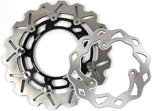 Arashi Rotores de disco de freno delantero y trasero para Yamaha YZF R3 2015-2023 MT03 FZ03 2017-2023 ABS, incluye accesorios de repuesto de