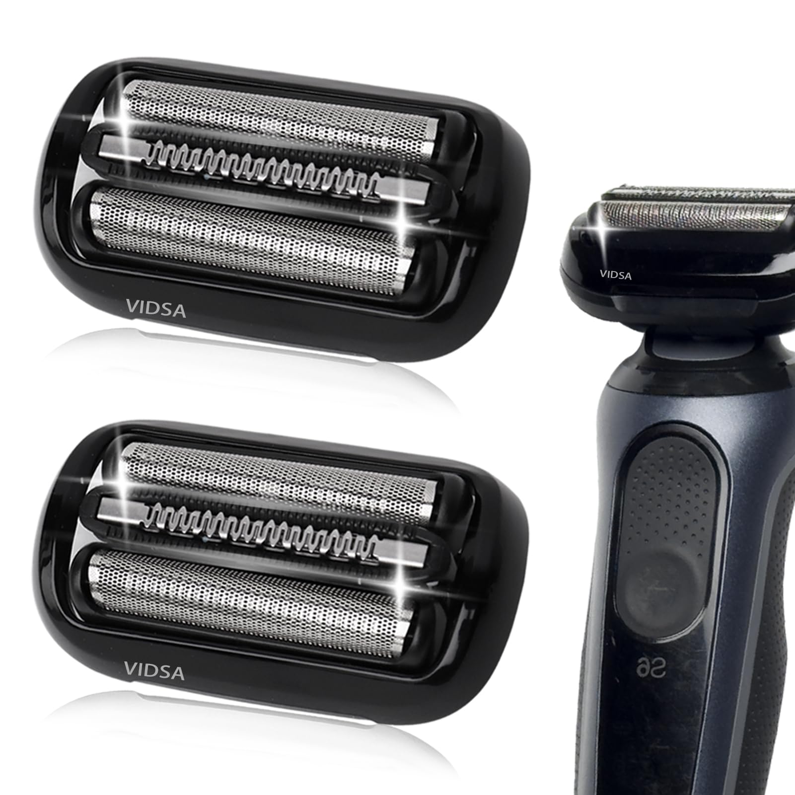 VIDSA Series 5 Series 6 53B Shaver Replacement Head for New Gens S5 S6 Razors, Compatible with 6072cc, 6090cc, 6020s, 6040cs, 6075cc, 5018s, 5049cs,