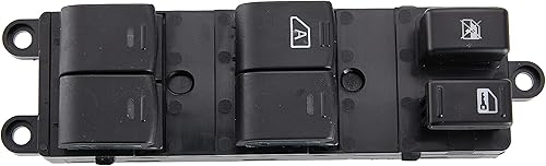 Miniatura 4 de ZAPOTST Interruptor de ventana eléctrica se adapta a Nissan Frontier Xterra 2005-2012. Interruptor de control principal eléctrico para puerta
