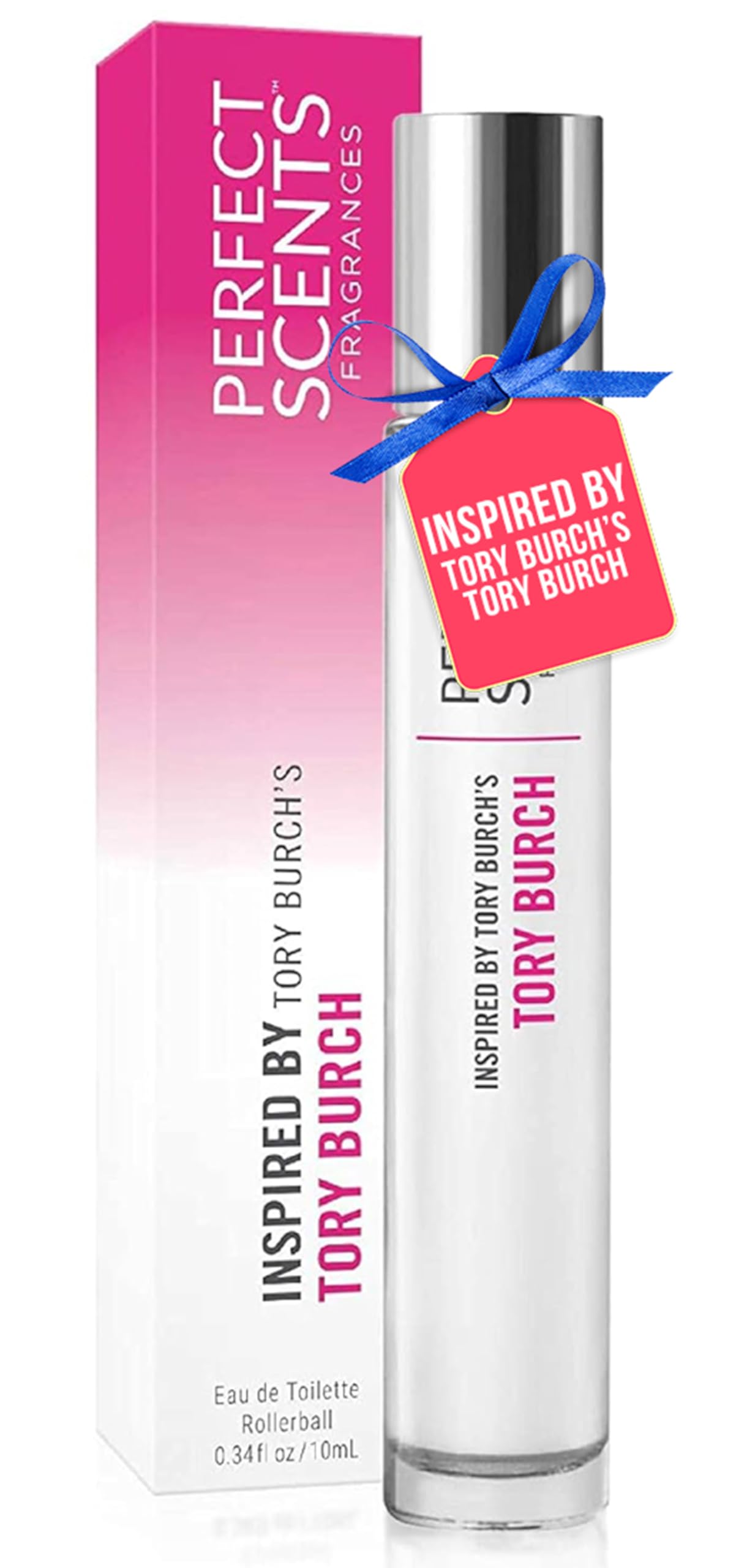 Fragrances, Inspired by Tory Burch's Tory Burch, High-Quality Rollerball, Women’s Eau de Toilette, Vegan, Paraben-Free, Phthalate-Free, Never Tested on Animals, 0.34 Fluid Ounces