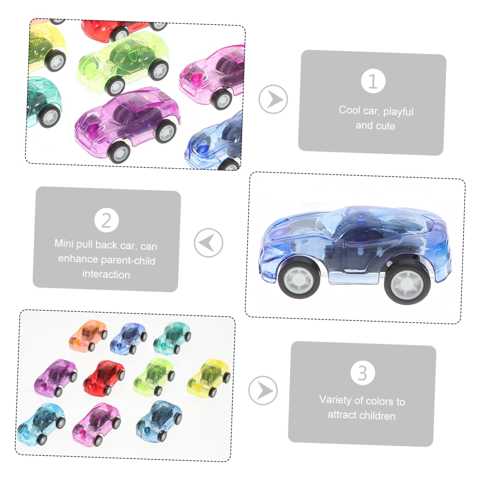 Amazon.co.jp: Zynphancer プルバックカー 30個セット ミニチュア車