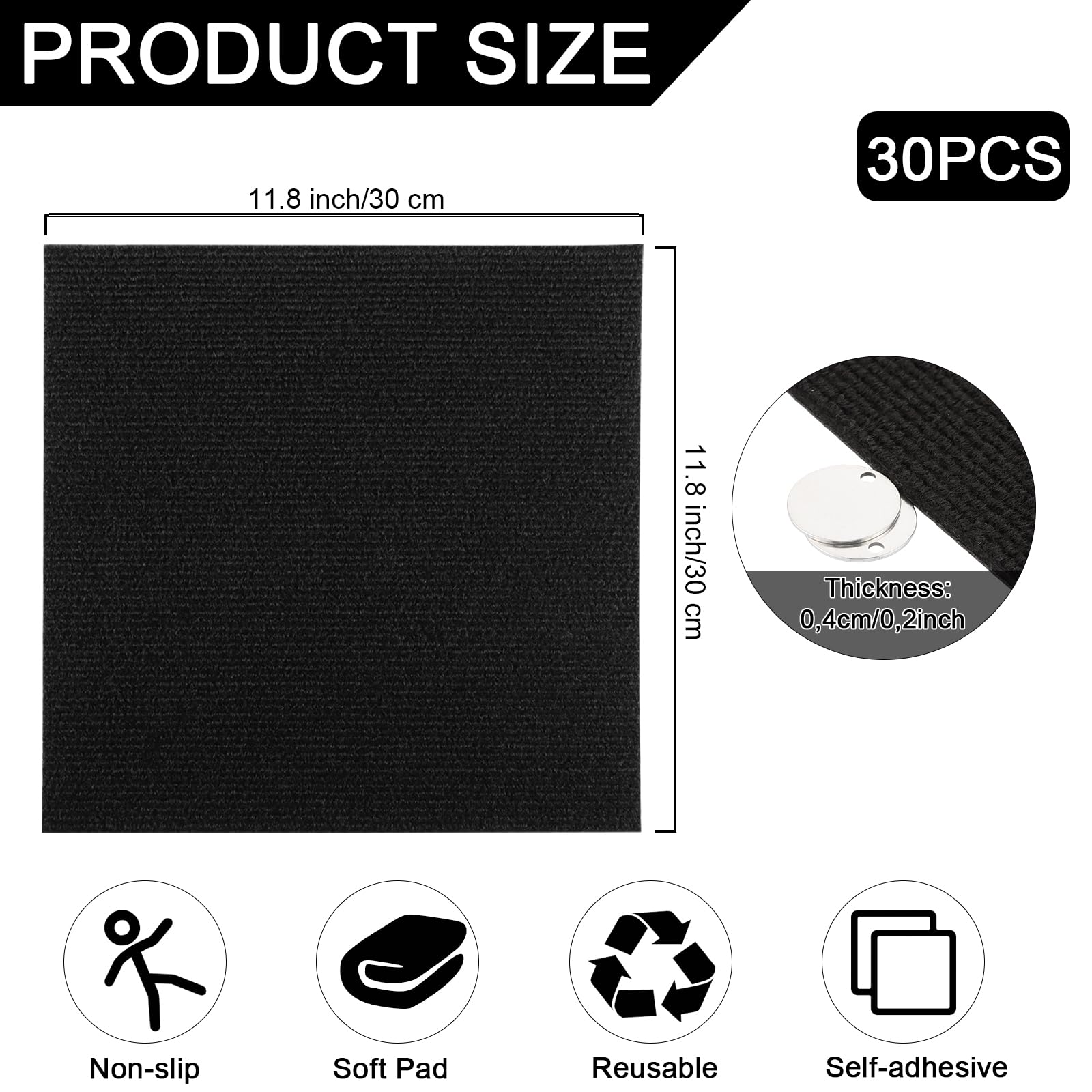 Tapijttegels 500x500x5mm Tapijt Met Aangehechte Vulling Zacht Gevoerde Tapijttegels Eenvoudige Doe Het Zelf Installatie Voor Slaapkamer Woonkamer 16 Stuks Donkerbruin  P 010278919098