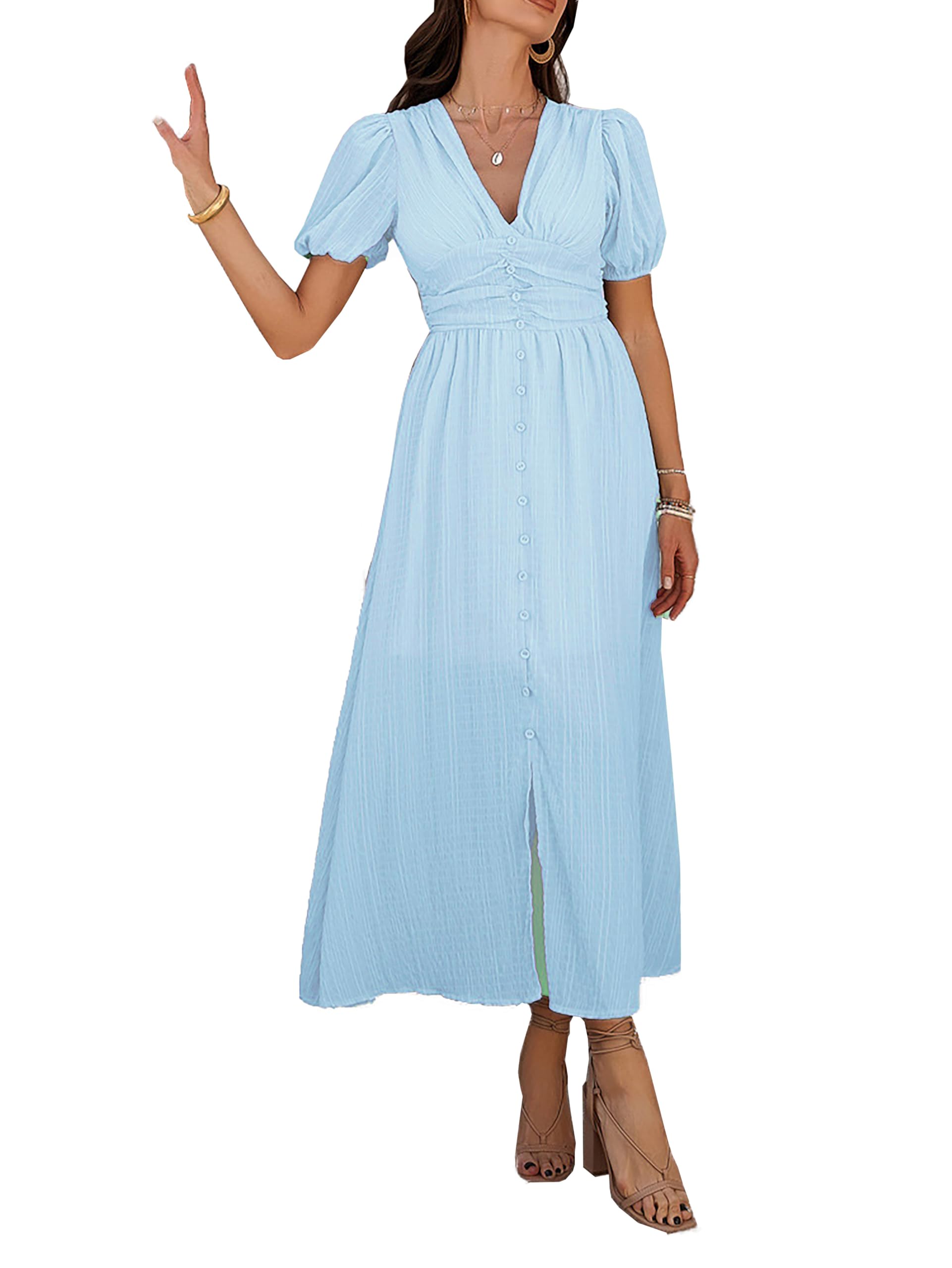 Robe longue d'été fluide et confortable pour en finir avec la chaleur