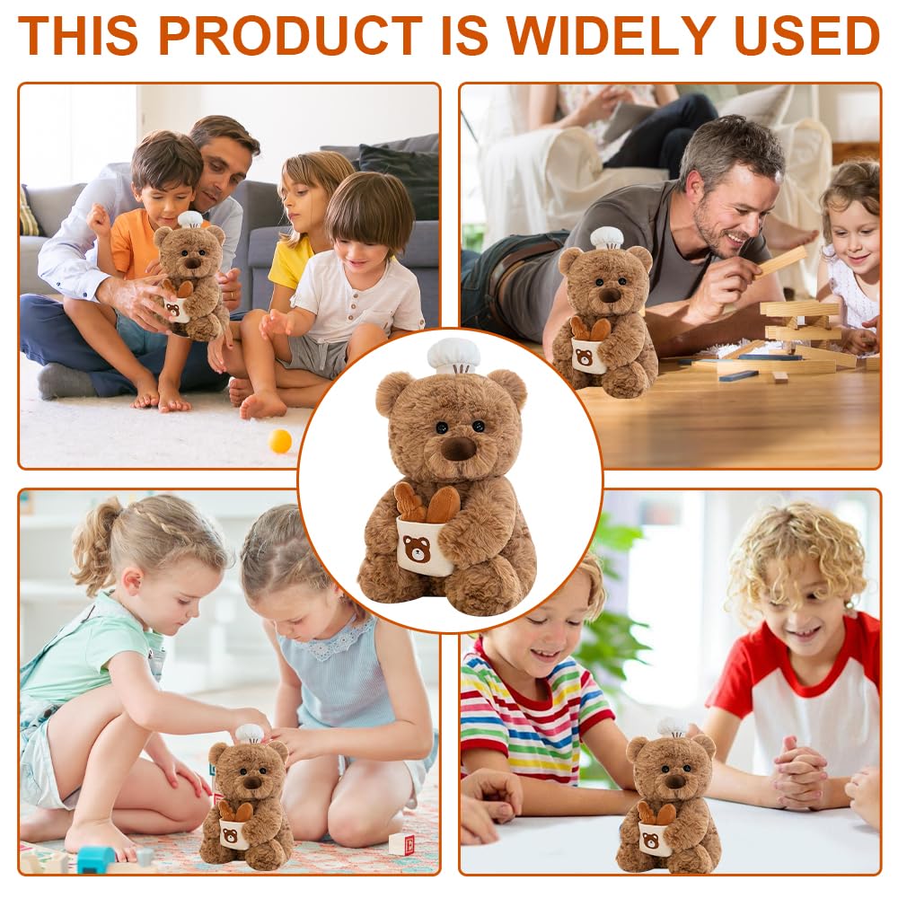 Orsetto di peluche con cuore rosso in poliestere regalo - Cuddle - Peluche
