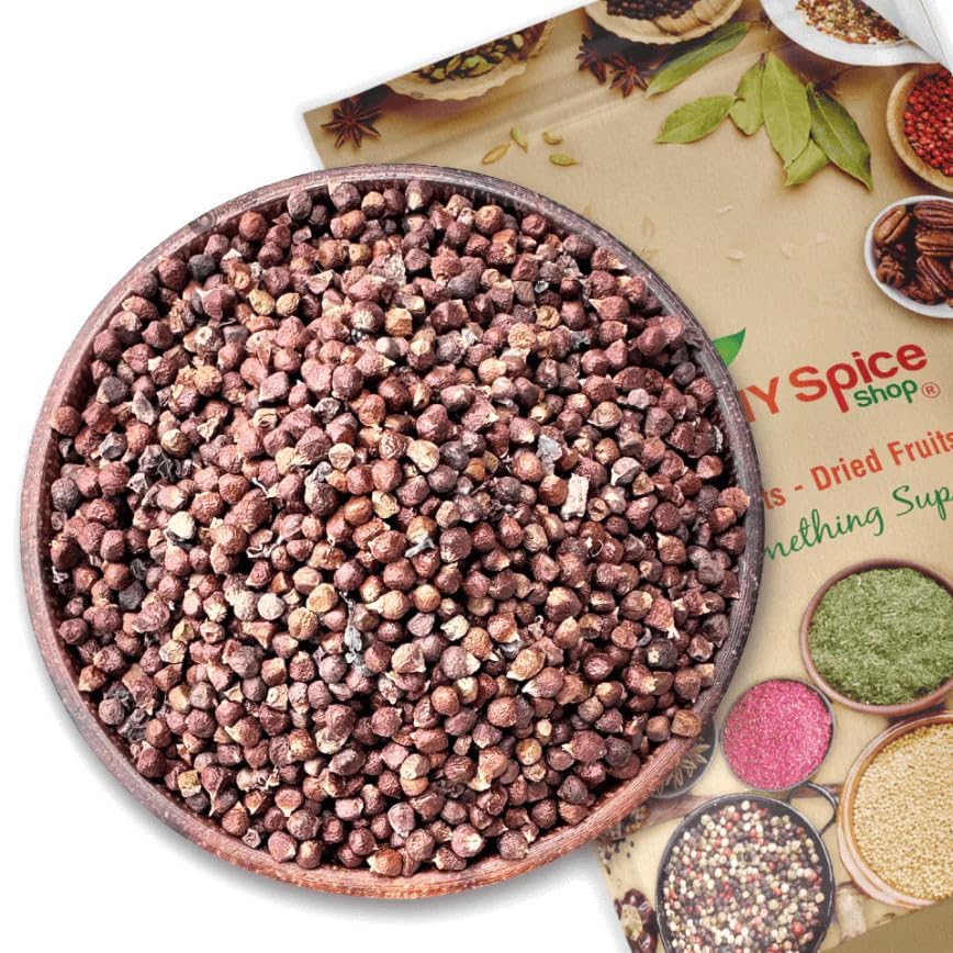 NY Spice Shop Grains of Paradise - Premium Plant Based African Spice (Aframomum melegueta) - Alligator Pepper Bulk - Ginny Guinea Grains in Resealable Bag (4 Ounce)