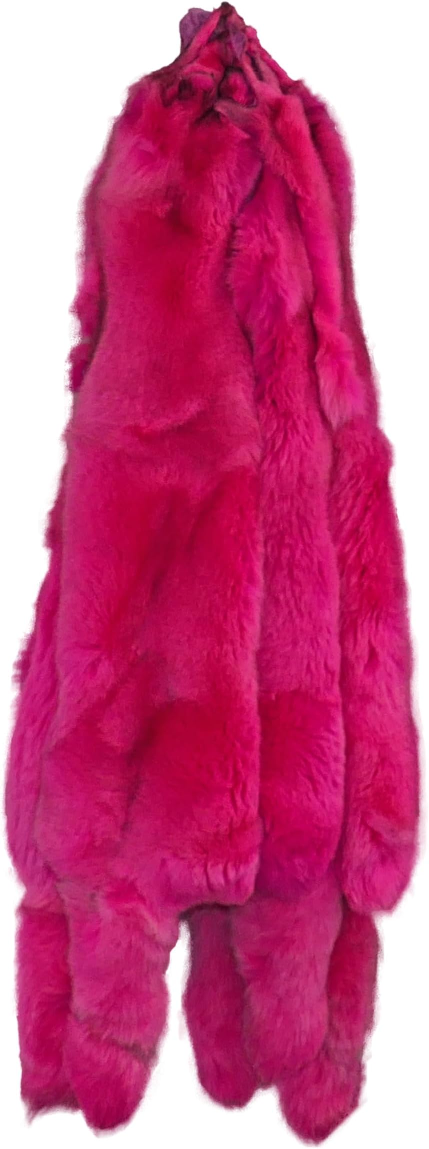 Generic Glacier Wear Premium Label SAGA Blue Fox Pelt - Dyed Hot Pink fxx2116 (40-44 Inches)