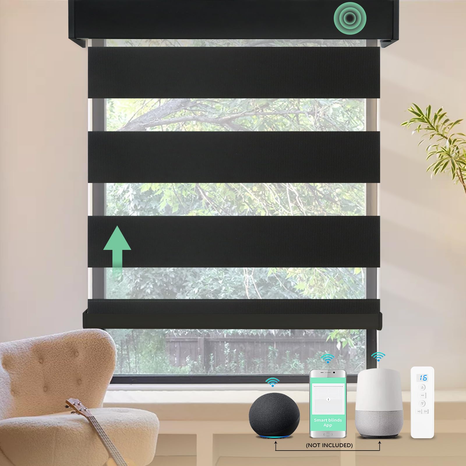 Amazon.com: MING CHEN Motorized Blinds with Remote,Built-in
