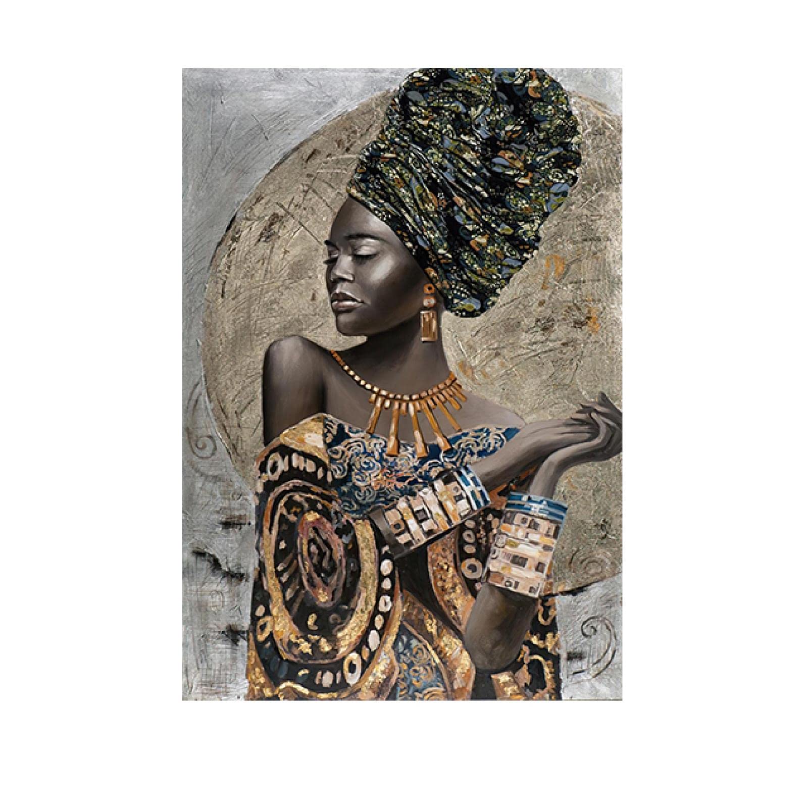 Amazon.co.jp: アフリカ黒人女性アート HD ポスターとプリント