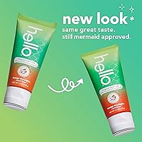 Vista 2 de Hello Magical Mermaid Kids Toothpaste with Fluoride, Orange Dreamsicle Flavor Toothpaste for Kids, Safe for Ages 2 and Up, Helps Prevent Cavities