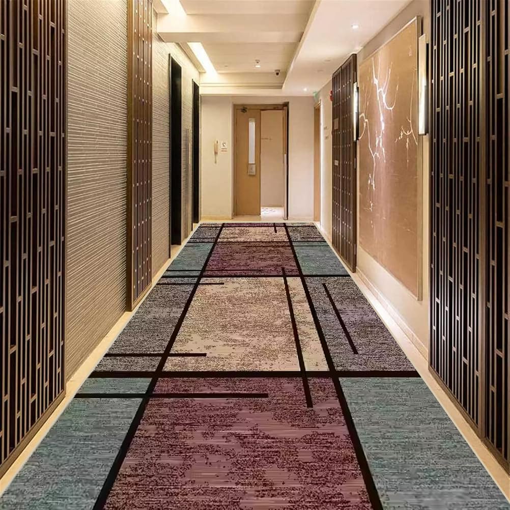 SLDAGe Runner Rug for Hallways Long Carpet Runner Non-Slip Kitchen Runner Mat Washable Floor Carpet Hall Runners for Bedroom Living Room Laundry Room Area Rug,1X3.5M