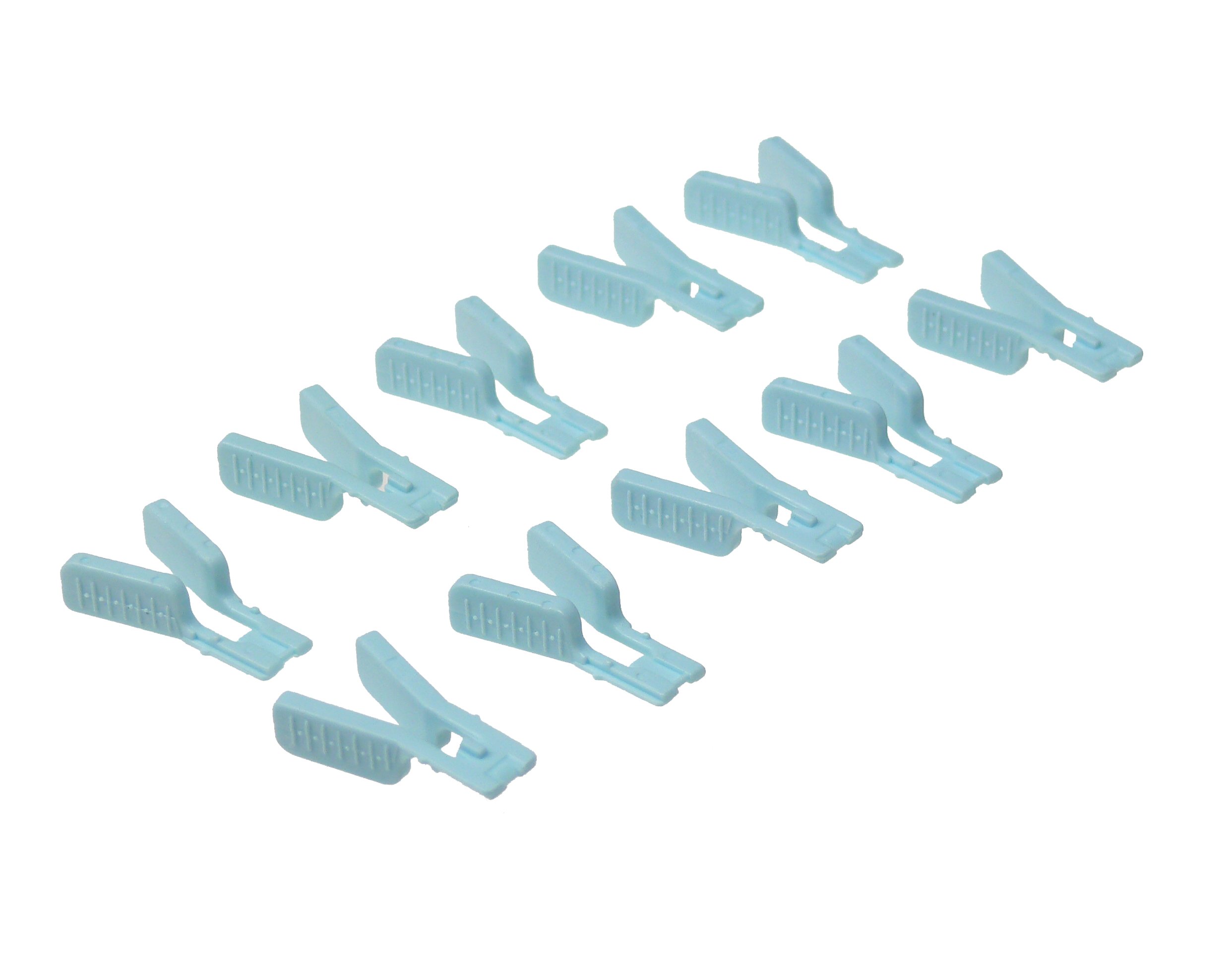 NTW Fiber LC net-Lock Locking Key Insert, Tamper Resistant, Aqua, for Fiber LC net-Lock Patch Cables - 10 Keys + 1 Extraction Tool - NL-KL-PK-10 - NL-KL-BL-10