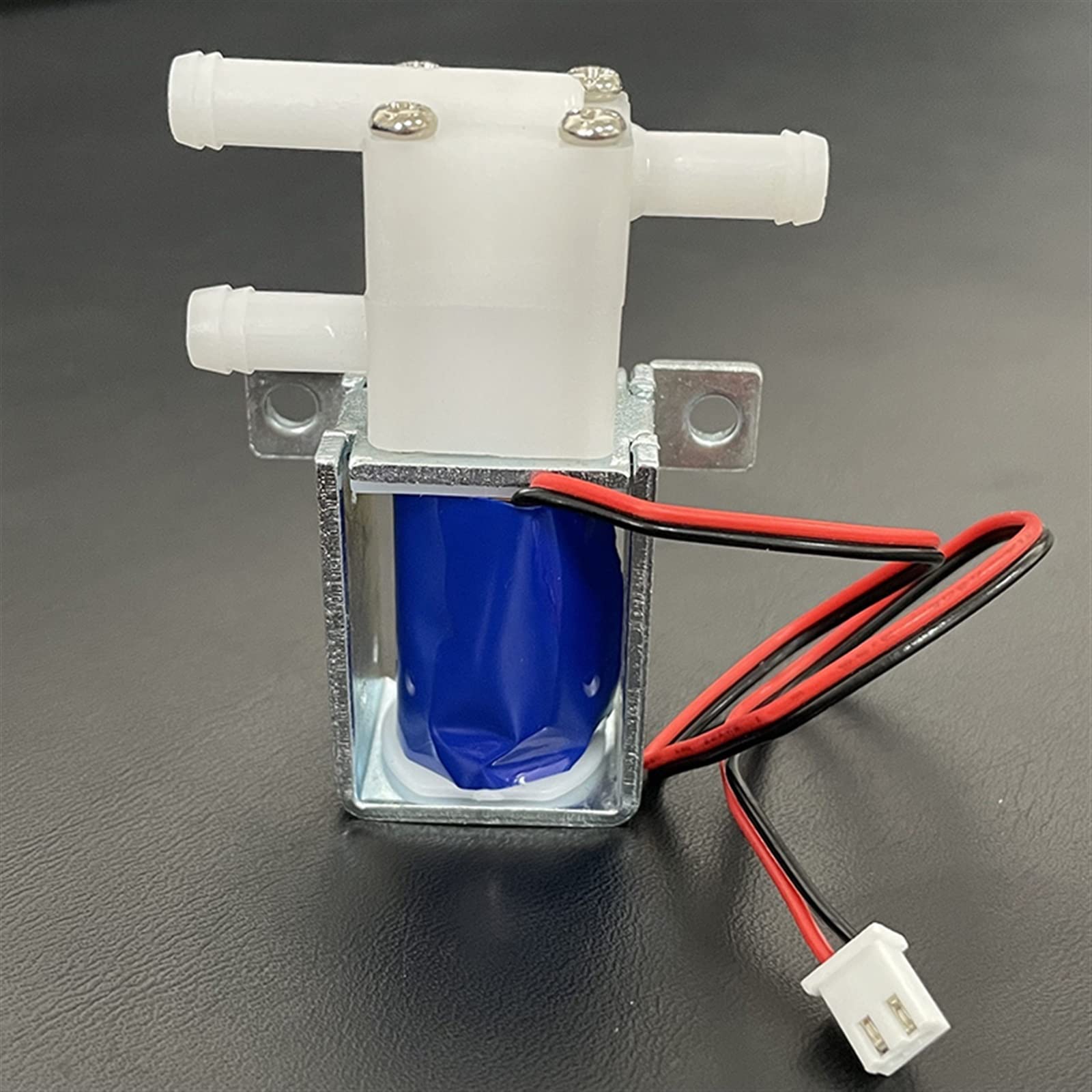 HDPHCRIUN DC 6V /12V/ 24V Two-Position Three-Way Water Valve Electric Solenoid N/O N/C Small Electromagnetic Flow Control 1Pcs(24V)