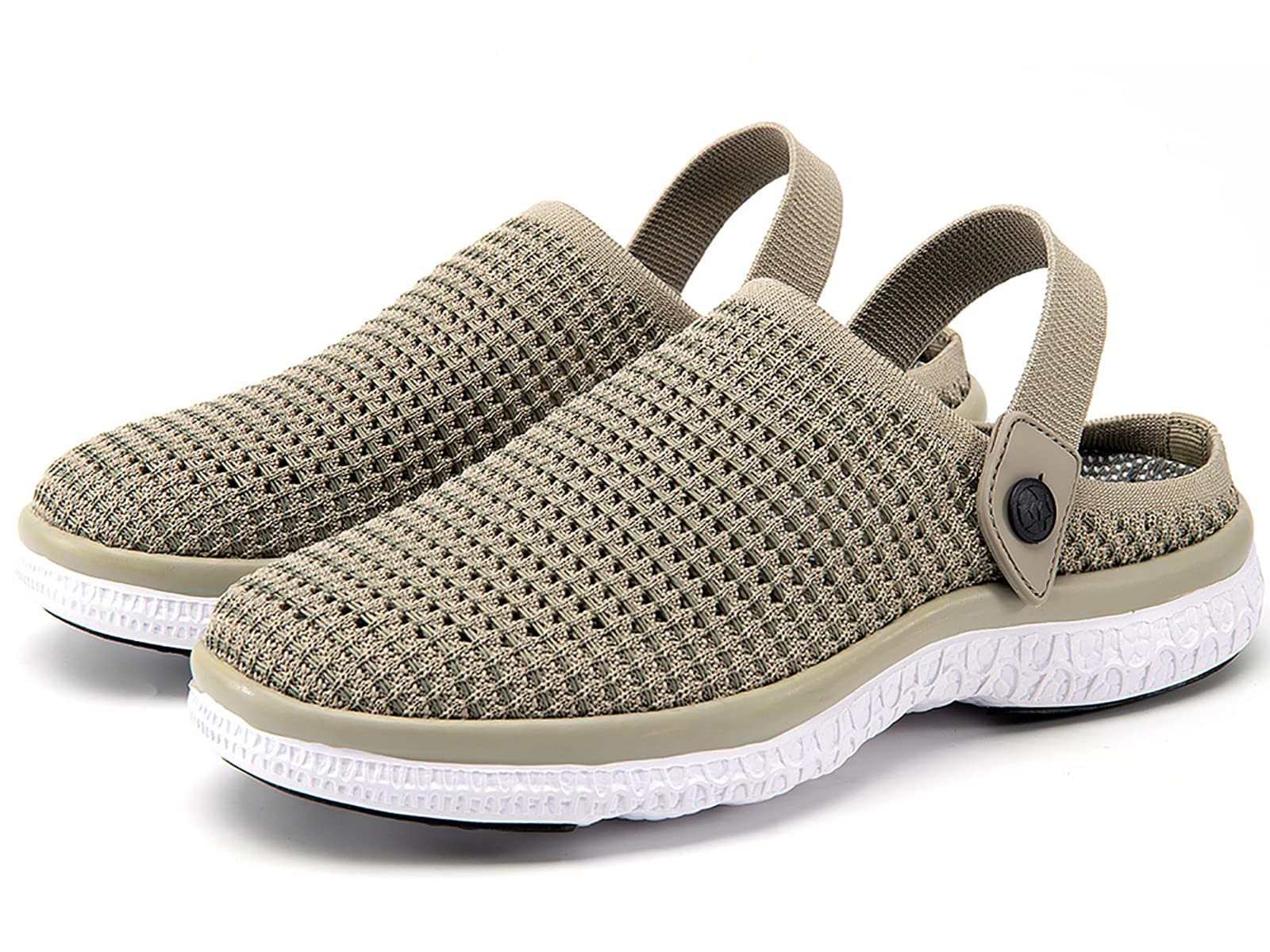 Sabots et Mules Homme Femme Respirant Chaussures de Jardin Chaussons D'Été | Antidérapantes, Confortables, Légères, Sandales de Plage, Pantoufles de Piscine