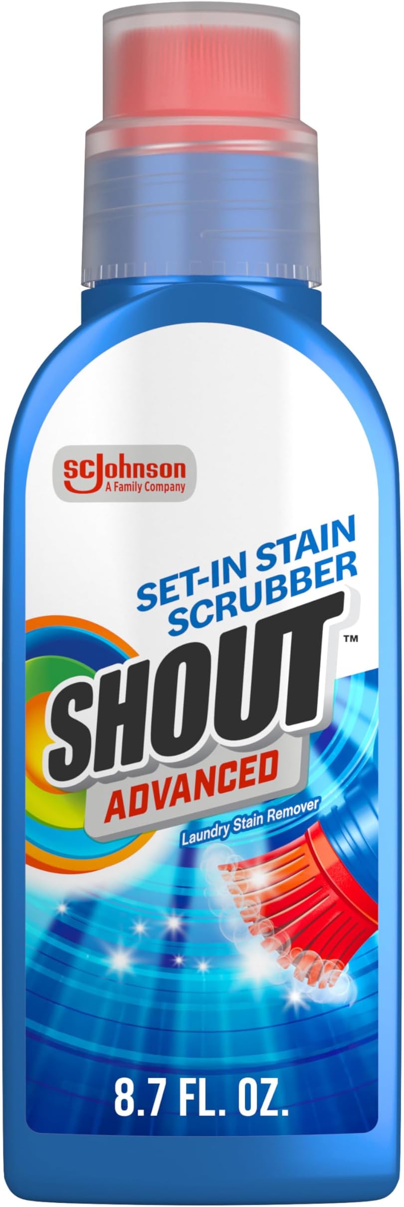 Shout Advanced Stain Remover Gel for Clothes Laundry, Ultra Concentrated Gel ...