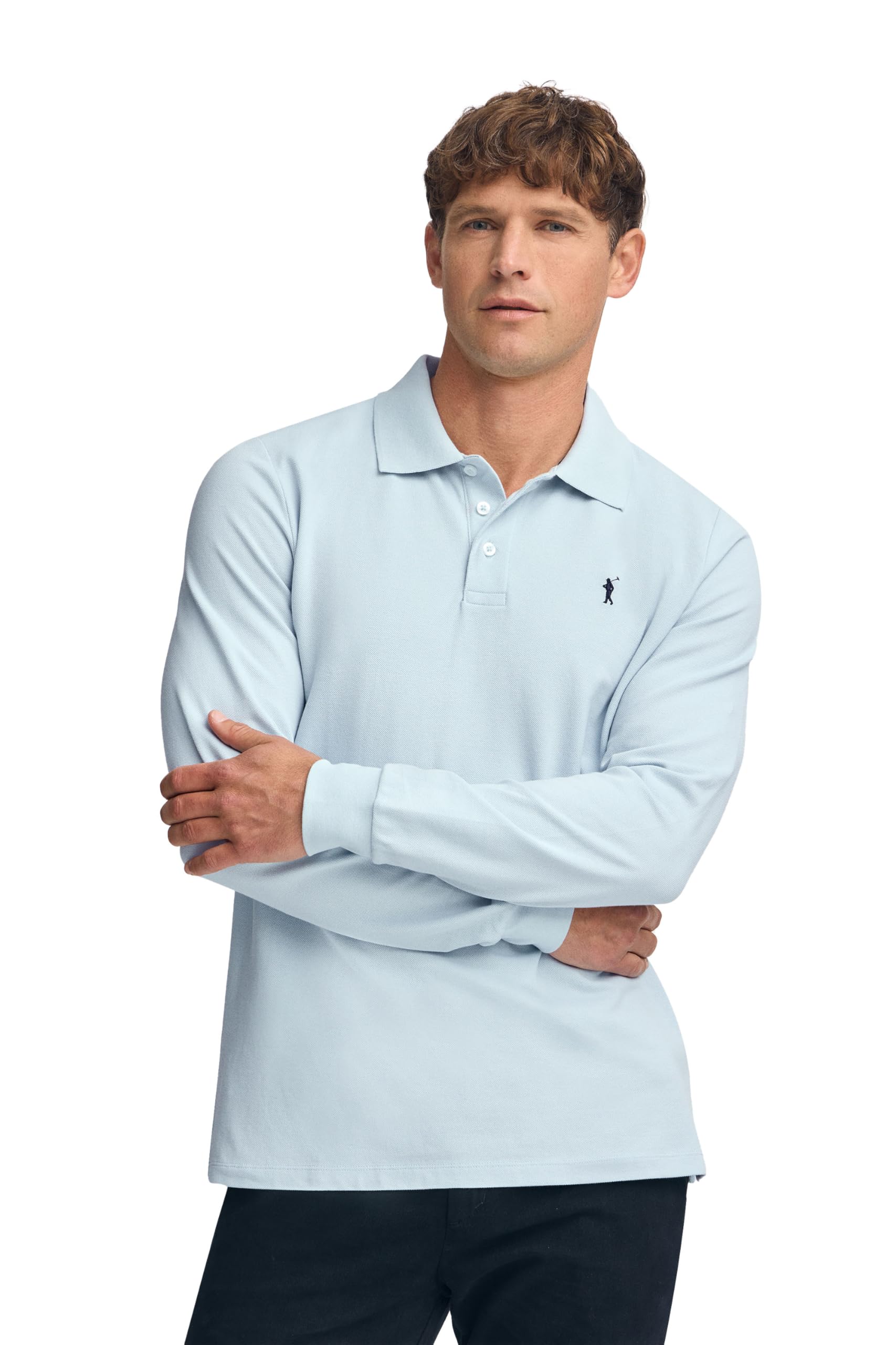 Polo Club Herren Poloshirt Kurzarm Regular Fit Baumwolle Männer Polohemd Longsleeve