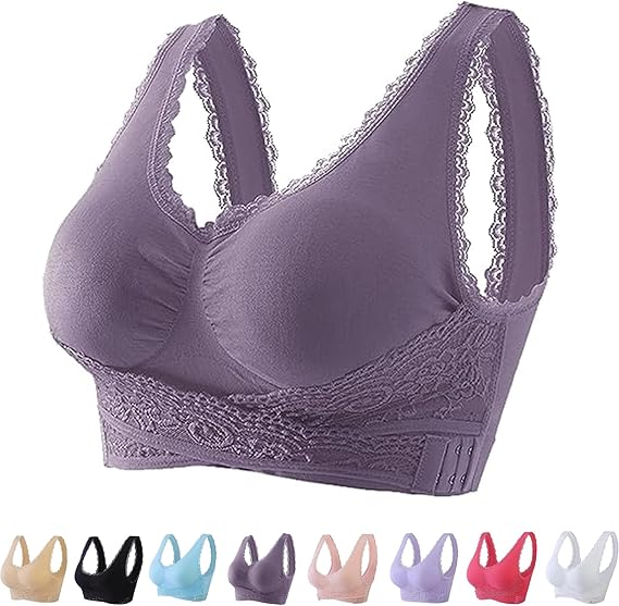 Kendally Bras for Older Women, Kendally Bras Comfy Corset Bra Front