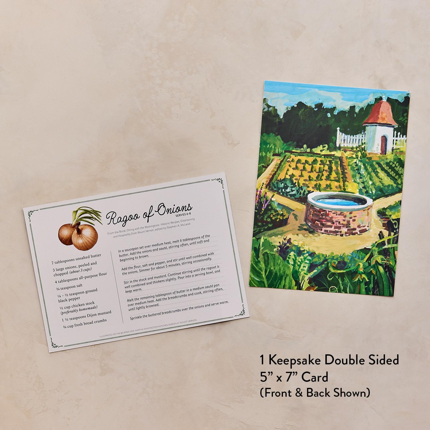 Burpee 'Martha Washington’s Kitchen Garden' Seed Collection – 8 Historic Heirloom Vegetables Grown at Mount Vernon with Plant Labels & Keepsake Recipe Card