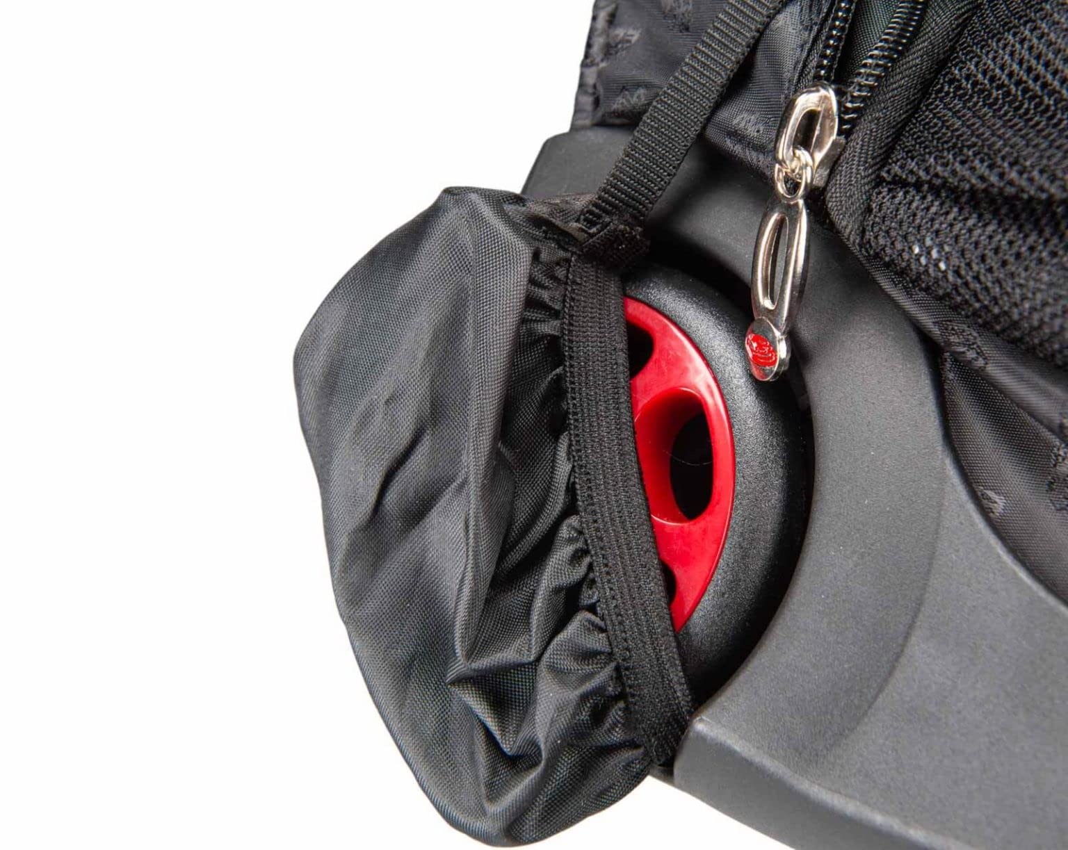 EDEA Mochila trolley, gris, marco interior rígido, ruedas de PU, asa de aluminio extensible