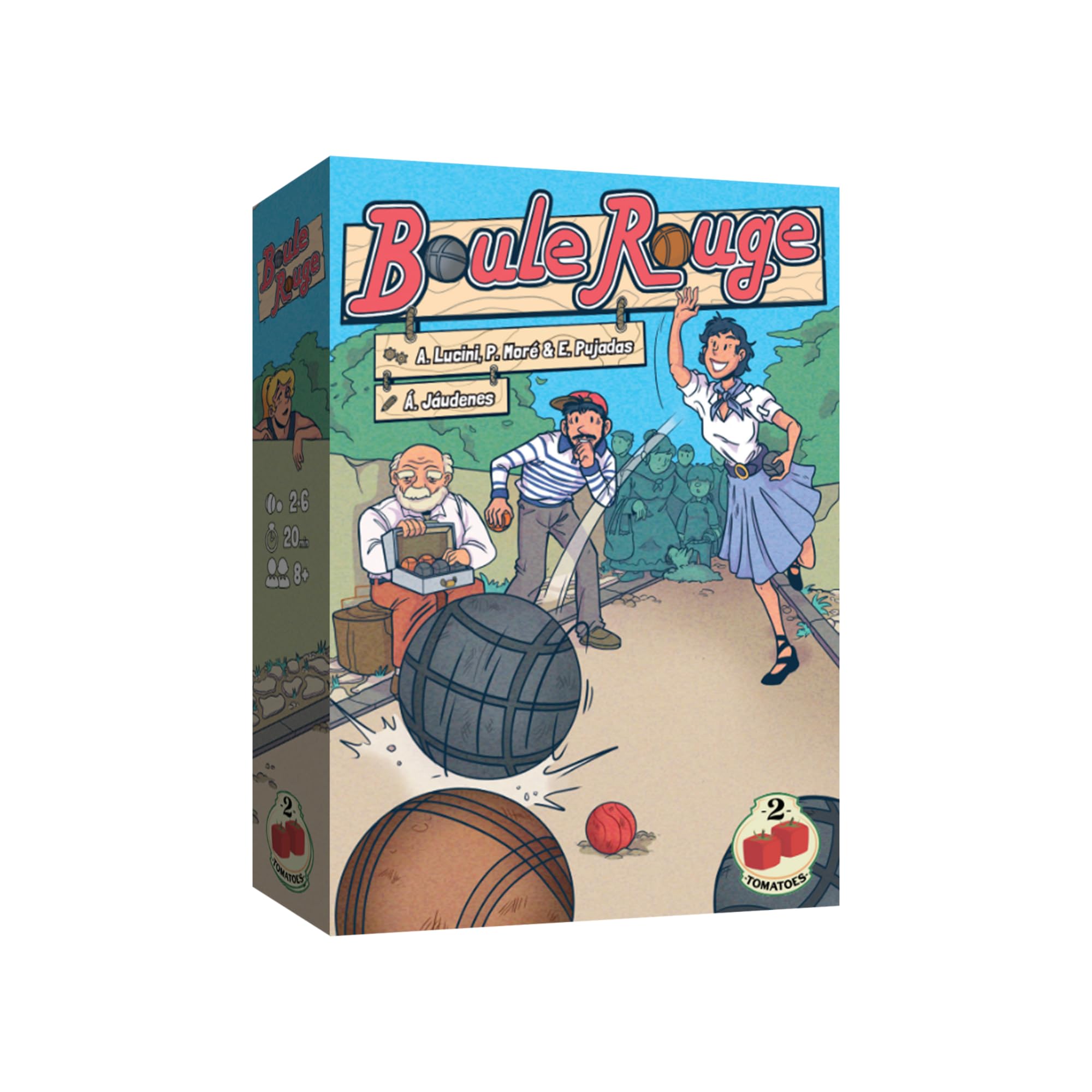 2Tomatoes Games Boule Rouge – Brettspiel für Teams
