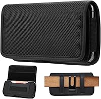 Vista 1 de Funda horizontal universal para teléfono celular con clip de cinturón para teléfono móvil - XL