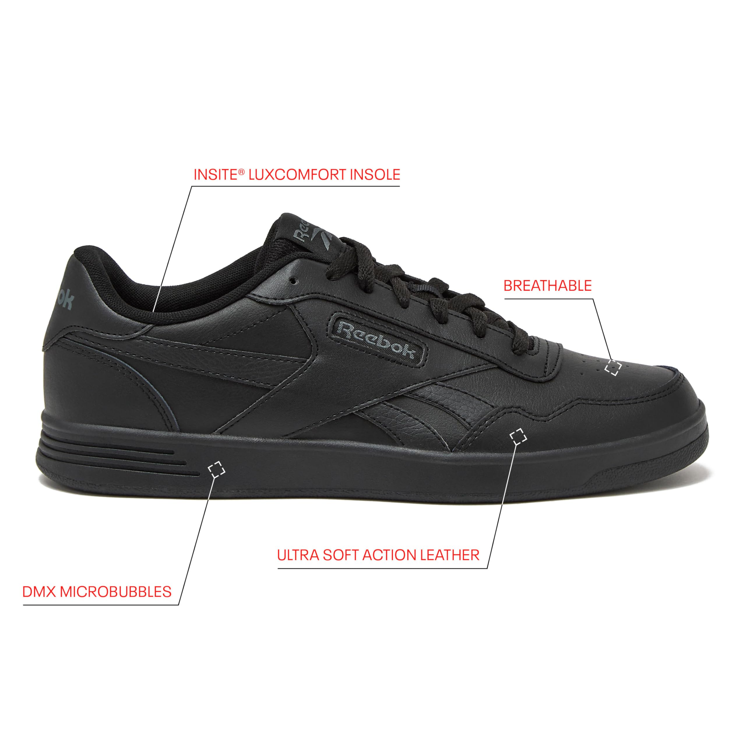 Reebok Scarpe da Ginnastica Court Advance Bianche
